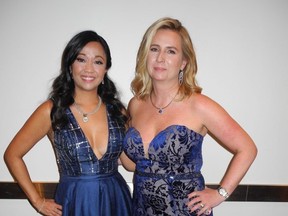 Looking fabulous at the Third Annual Taste of Home in support of Ronald McDonald House Charities Southern and Central Alberta are co-chairs Christina Chow (left) and Ellen Dilawri.  The fab fundraiser, held at the Westin Nov 23,  featured a six-courses menu prepared by our city's top chefs.