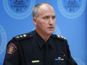 Calgary police superintendent Steve Barlow.