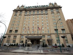 The Fort Garry Hotel on Broadway in Winnipeg is pictured on Mon., Oct. 29, 2018.
