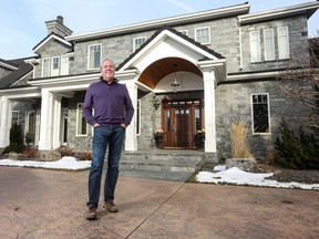Jim Quinn, president of QuinnCorp, at his home in Aspen Ridge.