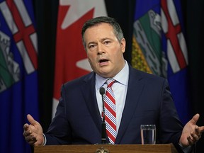 Jason Kenney, leader of the United Conservative Party, called on the Alberta NDP government to call an election for early March, 2019. He made the statement during an end of Legislature session media conference on Thursday December 6, 2018. (PHOTO BY LARRY WONG/POSTMEDIA)