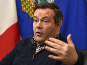 Year-end interview with United Conservative Party Leader Jason Kenney at the Alberta Legislature in Edmonton, Dec. 20, 2018.