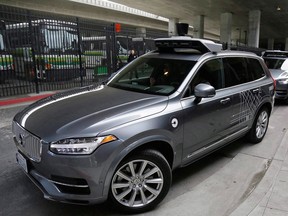 Uber Technologies Inc. says its self-driving vehicles have returned to the streets of Toronto in a modified program after the company halted testing earlier this year when one of its autonomous vehicles struck and killed a pedestrian in Arizona.