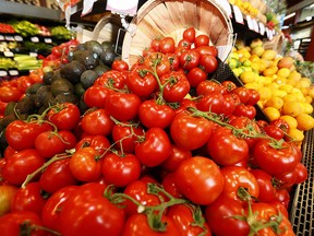 Produce on display at Blush Lane Organic Market in southwest Calgary.