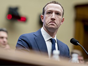 Mark Zuckerberg, chief executive officer and founder of Facebook Inc., listens during a House Energy and Commerce Committee hearing in Washington, D.C., U.S., on Wednesday, April 11, 2018.