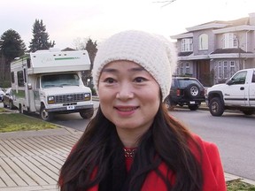 Liberal candidate Karen Wang speaks during an interview in Burnaby, B.C., on Tuesday, Jan. 15, 2019, in this image taken from video.
