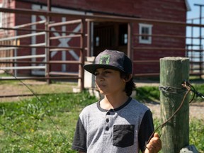 Lucian-River Chauhan in the series Heartland. Photo by Andrew Bako.