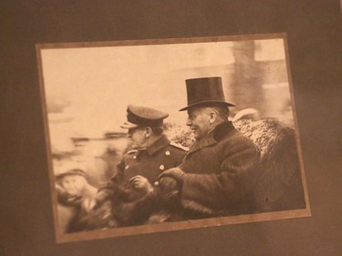 A photo of Sir James Lougheed is  displayed in the new national First World War exhibit at the Lougheed House in Calgary, on Tuesday January 22, 2019. Leah Hennel/Postmedia