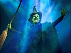 Jackie Burns as Elphaba in Wicked. Broadway Across Canada brings the show to Calgary in the 2019-20 season. (Photo by Joan Marcus).jpg