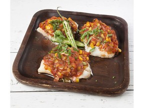 Spicy Baked Fish for ATCO Blue Flame Kitchen for February 13, 2019; image supplied by ATCO Blue Flame Kitchen