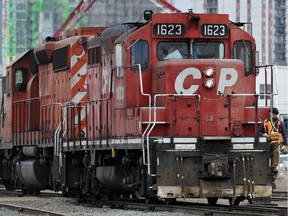 A CP Rail train.