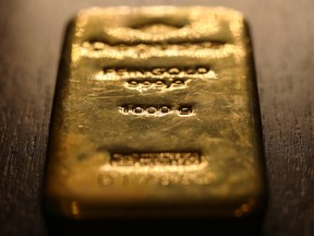 Gold prices are poised for the biggest monthly gain in almost two years.