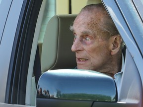Prince Philip, Duke of Edinburgh, wasn't injured when the Land Rover he was driving was involved in an accident on Thursday, Jan. 17, 2019.