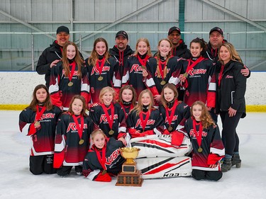 Taking the U12A title at this year's Esso Golden Ring were the Buffalo Plains Rush. Shannon Hutchison Photography and Creative Candy