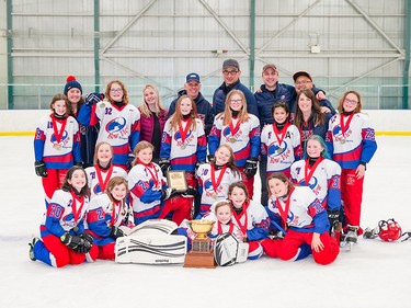 The Esso Golden Ring champions in the U12C division were the Cal BV Ice Rockets. Shannon Hutchison Photography and Creative Candy