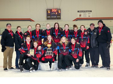 The Vernon Venom skated away with the U14A crown at the Esso Golden Ring. Shannon Hutchison Photography and Creative Candy