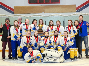 Esso Golden Ring champions in the U14B division were the Lethbridge Locomotive. Shannon Hutchison Photography and Creative Candy