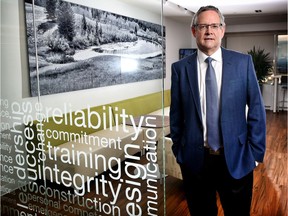 Husky Energy CEO Rob Peabody at the company's offices in Calgary, Alta., on Feb. 1, 2017.
