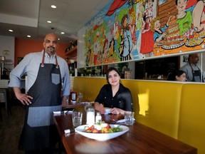 Ashish and Mira Damle at Namo Cafe in Calgary, on Thursday January 24, 2019. Leah Hennel/Postmedia