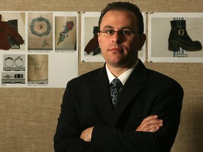 Dr. Sam Andrews, photographed at his Calgary office in 2009 when he was assistant medical examiner.