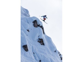 Kicking Horse Mountain Resort will host the annual Helly Hansen Wrangle the Chute March 6-10. The event brings the region's best big mountain skiers and riders to the mountain. Photo courtesy RCR.