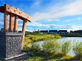 Scenic Bulrush park in the Cochrane community of Fireside.