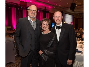 Cal 0913 Libin cardio 3  The fifth annual Beat Goes On Gala, held Sept 8, was an enormous success and raised more than $900,000 for the The Libin Cardiovascular Institute of Alberta. Pictured, from left, are gala co-chair Ken King of the Calgary Sports and Entertainment Corporation and his wife Marilyn  with Dr. Todd Anderson, Libin Institute director.