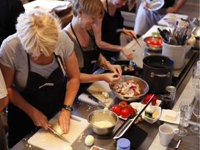 Foodies can enjoy a night out with cooking classes at many favourite restaurants.