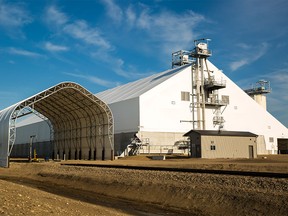 An FCL fertilizer terminal in Brandon, Manitoba. Supplied.