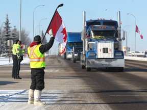 Thursday's convoy is the latest and largest in a series of similar protests across the province in recent months. Hundreds of truckers joined the Truck Convoy in Nisku on Dec. 19, 2018, to support the oil and gas industry in Alberta.