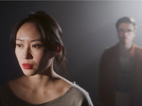 Chanelle Han and Joel David Taylor feature  in Downstage's production of Smoke. Courtesy Roadwest Pictures/Alex Robinson