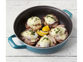 Eggs Benedict for ATCO Blue Flame Kitchen for March 20, 2019; image supplied by ATCO Blue Flame Kitchen