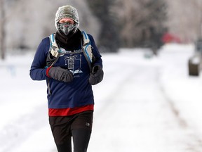 Gareth Williams was feeling the bitter cold as he was jogging through Parkdale in Calgary's northwest on Monday, February 25, 2019.
