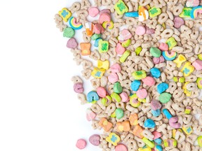 Saturday Morning Marshmallow IPA is brewed with marshmallows similar to those in Lucky Charms cereal.