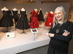 Curator, Dr. Alexandra Palmer with the Christian Dior exhibit at the Glenbow Museum in Calgary on Monday February 4, 2019. Darren Makowichuk/Postmedia