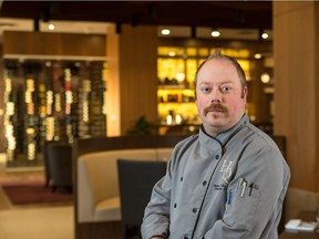 Headquarters' executive chef Jeremy O'Donnell in Headquarters restaurant, in Westman Village.