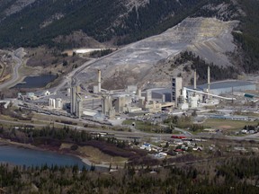 Lafarge Canada cement plant in Exshaw near Canmore.