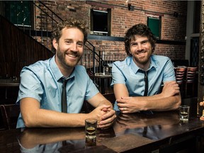 Shawn Hall, left, and Matt Rogers of the Harpoonist and the Axe Murderer.