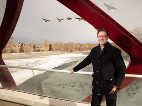 Pat Quinn, an owner at the Concord, on the Peace Bridge.