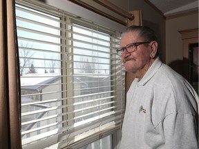 Former Midfield Trailer Park resident, Rudy Predigger in his new home for follow up story in Calgary on Monday February 18, 2019. Darren Makowichuk/Postmedia