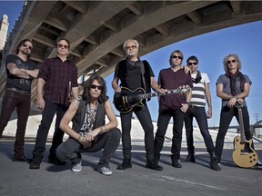 Foreigner, featuring co-founder Mick Jones (centre, with guitar) will play the Grey Eagle Casino and Resort on Feb. 27.