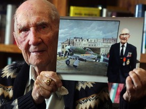 Jack Hilton, one of the last Second World War Hawker Typhoon pilots and Airdrie resident, has died at age 99.