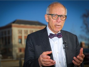 Alberta Party leader Stephen Mandel during his media availability in Calgary March 22, 2019 at the Glenmore Water Treatment Plant. Mandel announced how an Alberta Party government would support children's dental health by adding coverage under the Alberta Health Care Insurance Plan and requiring fluoridation of municipal drinking water. Al Charest / Postmedia