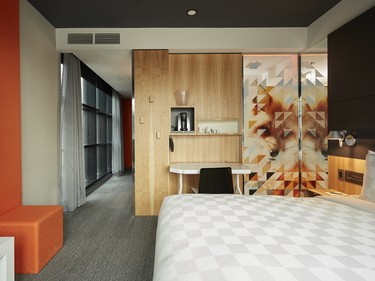 Rooms are stylish and well-appointed.