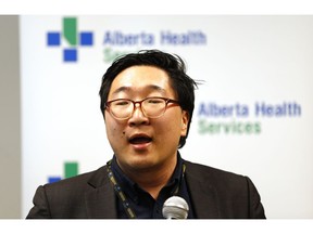 Alberta Health Services has confirmed an individual with lab-confirmed measles. Dr. Jia Hu, Medical Officer of Health told reporters the individual has been out in several public settings both in Cochrane and Calgary while infectious on Thursday, March 14, 2019. Brendan Miller/Postmedia