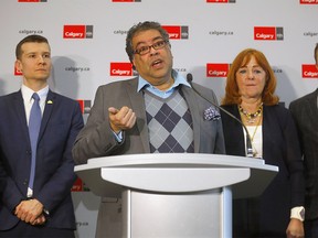 Mayor Naheed Nenshi and the rest of Council launched YYC Matters, an online platform to inform Calgarians about the priorities important to The City as we head toward a Spring provincial election. YYC Matters poses questions to the major political parties about commitments made to Calgary, support for economic recovery and partnership on future growth. The partiesí responses will be posted to help Calgarians understand what the parties plan to do for Calgary on Monday March 11, 2019. Darren Makowichuk/Postmedia