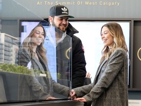 Jayden Sittler and Natasha Ivanov look forward to their Wilshire townhome  at West District.