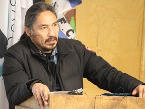 Chief Allan Adam of the Athabasca Chipewyan First Nation is interested in an ownership stake in the Trans Mountain pipeline expansion project.