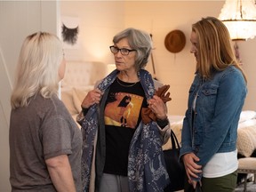 Jann Arden, Deborah Grover and Zoie Palmer in Jann. Courtesy, CTV.