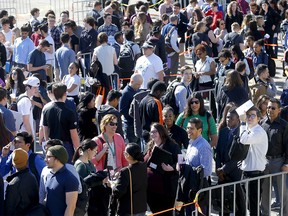 Thousands came out during the 21st Annual Youth Hiring Fair at the Big Four building in Calgary on Wednesday, March 20, 2019. Darren Makowichuk/Postmedia